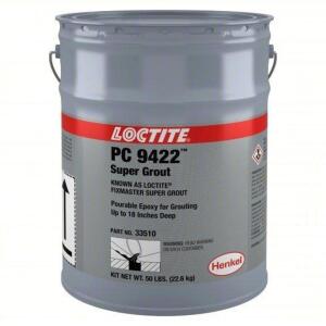 DESCRIPTION: (1) DEEP POUR GROUT BRAND/MODEL: LOCTITE PC 9626 #804HU1 SIZE: 50 LB RETAIL$: $698.68 EA QTY: 1