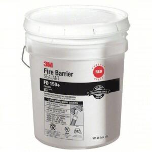 DESCRIPTION: (1) FIRE BARRIER SEALANT BRAND/MODEL: 3M #18M461 INFORMATION: Caulk, Red, Non-Slump/Elastomeric, 4.5 gal Pail Container Size & Type SIZE: