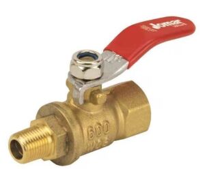 DESCRIPTION: (25) BALL VALVE BRAND/MODEL: JOMAR INFORMATION: LEAD FREE BRASS SIZE: 1/4" X 1/8" RETAIL$: $7.00 EA QTY: 25