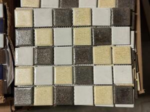 (200) - SQ. FT. OF GLACIER MIX MOSAIC TILE