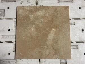 (360) - SQ. FT. OF LIGHT WALNUT TRAVERTINE PREMIUM GRADE TILE