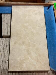 (320) - SQ. FT. OF IVORY LIGHT TRAVERTINE PREMIUM GRADE TILE