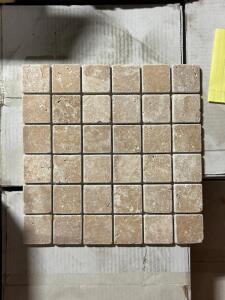 (460) - SQ. FT. OF WALNUT TRAVERTINE PREMIUM GRADE TILE