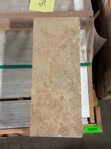 (367) - SQ. FT. OF DARK WALNUT TRAVERTINE PREMIUM GRADE TILE