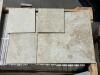 (256) - SQ. FT. OF LIGHT WALNUT PATTERN SET TRAVERTINE PREMIUM GRADE TILE - 6