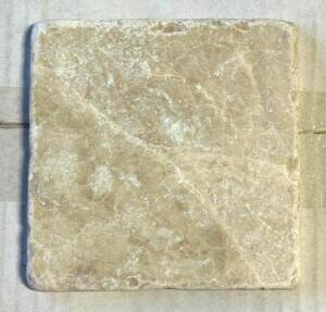 555 SQFT. OF CAPPUCINO MARBLE PREMIUM TUMBLED TILE