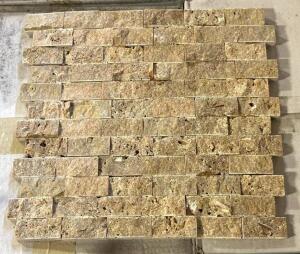 440 SQFT. OF NOCE SPLIT FACE TRAVERTINE TILE