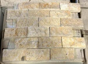 312 SQFT. OF IVORY SPLIT FACE MOSAIC TILE