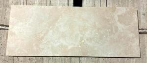 355 SQFT. OF IVORY HONED TRAVERTINE TILE