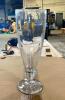 (18) STEMMED PILSNER GLASSES - 2