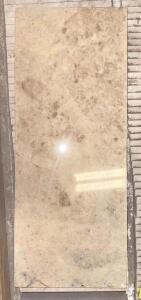 (325)- SQUARE FOOT OF CAPPUCCINO POLISHED MARBLE TILE