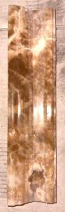 (28)- BOXES OF HONEY ONYX POLISHED MARBLE TRIM