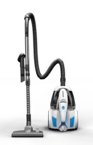 DESCRIPTION: (1) MULTI-SURFACE BAGLESS CANISTER VACUUM BRAND/MODEL: HART INFORMATION: BLACK RETAIL$: $74.00 EA QTY: 1