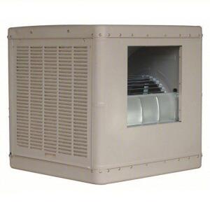 DESCRIPTION: (1) AIR DUCTED EVAPORATIVE COOLER BRAND/MODEL: ESSICK #2YAE4 INFORMATION: 700 TO 1200 SQ FT, 4,100 TO 4,600 CFM, 2 IN PAD THICK RETAIL$: