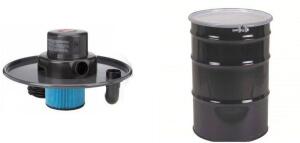 DESCRIPTION: (1) WET / DRY VACUUM WITH DRUM SIZE: 55 GAL DRUM RETAIL$: $1000.00 TOTAL QTY: 1