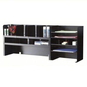 DESCRIPTION: (1) DESTOP ORGANIZER BRAND/MODEL: PRODUCT NUMBER #2KEJ8A INFORMATION: BLACK, 13 COMPARTMENTS, STEEL SIZE: 18 3/8 IN OVERALL HT, 47 1/4 IN