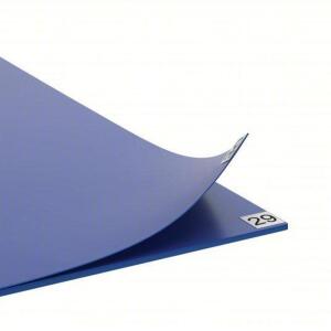 DESCRIPTION: (4) TACKY FLOOR MAT BRAND/MODEL: CONDOR #31AN16 INFORMATION: BLUE, 2 MIL SHEET THICK, POLYETHYLENE FILM SIZE: 24" X 36" RETAIL$: $117.93