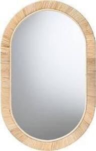 DESCRIPTION: (1) RATTAN MIRROR BRAND/MODEL: BAXTON STUDIO #WI13780 INFORMATION: NATURAL, RATTAN RETAIL$: $129.24 EA QTY: 1