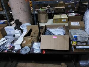 DESCRIPTION: (1) TABLE OF MISC ITEMS BRAND/MODEL: MANY INFORMATION: MUST COME INSPECT QTY: 1
