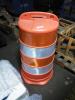 DESCRIPTION: (1) TRAFFIC BARREL BRAND/MODEL: CORTINA #03-780-6HI INFORMATION: HI-VIZ ORANGE AND REFLECTIVE QTY: 1 - 2