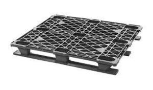 DESCRIPTION: (5) SHIPPING PALLETS BRAND/MODEL: SEE INSPECTION INFORMATION: BLACK, PLASTIC SIZE: 48" X 42" RETAIL$: $126.00 EA QTY: 5