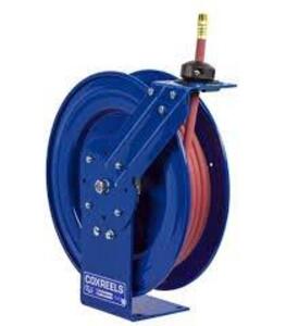 DESCRIPTION: (1) WATER HOSE REEL BRAND/MODEL: COXREELS #EZ-P-LP-350 INFORMATION: 300 PSI MAX SIZE: 3/8" X 50' RETAIL$: $416.99 EA QTY: 1