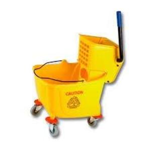 DESCRIPTION: (1) MOP BUCKET WITH SIDE PRESS WRINGER BRAND/MODEL: O'DELL #MBW35Y-SP INFORMATION: YELLOW SIZE: 35 QT RETAIL$: $235.00 EA QTY: 1