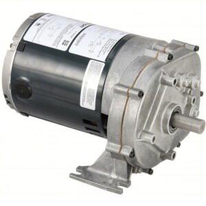 DESCRIPTION: (1) GEARMOTOR BRAND/MODEL: DAYTON #1LPP7 INFORMATION: PARALLEL, SINGLE OUTPUT SHAFT, SPLIT-PHASE, ODP, 6 RPM, 600 IN-LB MAX TORQUE RETAIL