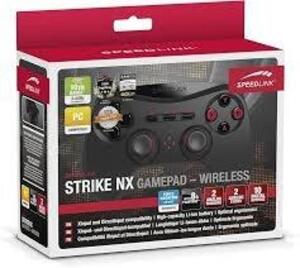 DESCRIPTION: (1) STRIKE GAMEPAD, USB CONNECT BRAND/MODEL: SPEEDLINK INFORMATION: BLACK, 2 ANALOG STICKS RETAIL$: $19.99 EA QTY: 1