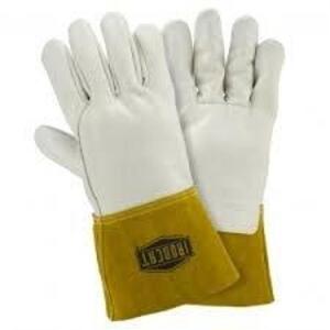 DESCRIPTION: (12) MIG WELDING GLOVES BRAND/MODEL: IRONCAT #6010 INFORMATION: YELLOW, TOP GRAIN COWHIDE, HEAVYWEIGHT SIZE: XL RETAIL$: $78.99 EA QTY: 1