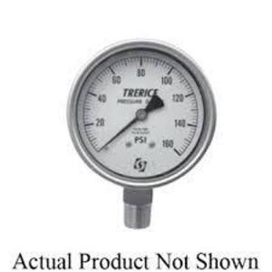 DESCRIPTION: (5) PRESSURE GAUGE BRAND/MODEL: TRERICE #700LFSS2502LA120 SIZE: 700 Pressure Gauge, 0 to 160 psi Pressure, 1/4 in Connection, 2-1/2 in Di