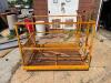 60" X 48" FORKLIFT SAFETY CAGE WORK PLATFORM - 2