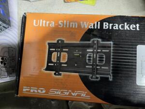 DESCRIPTION: (1) ULTRA-SLIM WLL BRACKET BRAND/MODEL: PRO SIGNAL 50-14340 RETAIL$: $38.20 QTY: 1