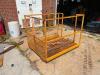 60" X 48" FORKLIFT SAFETY CAGE WORK PLATFORM - 4