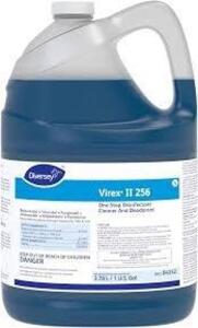 DESCRIPTION: (2) ONE STEP DISINFECTANT BRAND/MODEL: DIVERSEY VIREX 2 256 SIZE: 1 GALLON RETAIL$: $75.00 EA QTY: 2