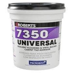 DESCRIPTION: (1) CONSTRUCTION ADHESIVE BRAND/MODEL: ROBERTS 7350 #53WC29 SIZE: 1 GALLON RETAIL$: $52.98 EA QTY: 1
