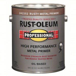 DESCRIPTION: (2) INTERIOR EXTERIOR PRIMER BRAND/MODEL: RUST-OLEUM #3ZHX2 INFORMATION: RED SIZE: 1 GALLON RETAIL$: $156.16 EA QTY: 2