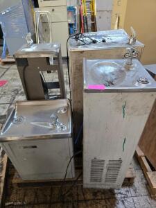 DESCRIPTION: (4) WATER FOUNTAINS BRAND/MODEL: VARIOUS INFORMATION: NEED WORK, SEE INSPECTION, LOCATED AT SHAPIRO METAL SUPPLY QTY: 4