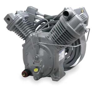 DESCRIPTION: (1) AIR COMPRESSOR PUMP BRAND/MODEL: INGERSOL RAND/7100 INFORMATION: 10 hp, 15 hp, 2 Stage, 2.5 qt Oil Capacity, 2 Cylinder RETAIL$: $4,0