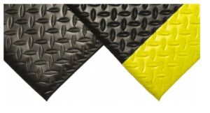 DESCRIPTION: (1) ANTI-FATIGUE MAT BRAND/MODEL: PROSAFE/88266887 INFORMATION: DIAMOND PLATE PATTERN, BEVELED EDGES RETAIL$: $1,540.42 SIZE: 4' X 60' X