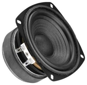 DESCRIPTION: (2) HI-FI BASS-MID-RANGE SPEAKERS BRAND/MODEL: MONOCOR SP-100-8 SIZE: 4.5" RETAIL$: $69.78 QTY: 2