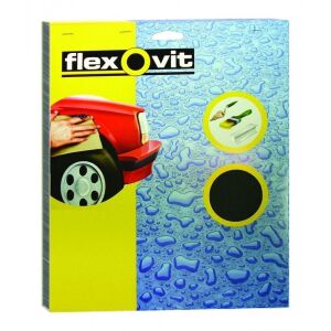 DESCRIPTION: (8) PACKS OF (25) WET/DRY SAND PAPER BRAND/MODEL: FLEXOVIT 63642526581 SIZE: 5X 180 GRIT 10X 240. 400 GRIT RETAIL$: $131.76 QTY: 8