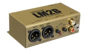 DESCRIPTION: (1) 2-CHANNEL UNBALANCED TO BALANCED LINE LEVEL CONVERTER BRAND/MODEL: WHIRLWIND LM2B SIZE: 20Hz-20kH RETAIL$: $188.00 QTY: 1