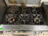 SERV-WARES SIX BURNER GAS RANGE W/ LOWER OVEN. - 2