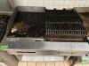 CASTLE 36" GRIDDLE CHARBROILER COMBO W/ STAINLESS STAND. - 2