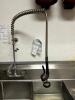 JOHN BOOS 90" THREE WELL POT SINK W/ SPRAYER. - 3