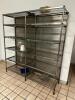 72" X 18" SIX TIER STAINLESS RACK.