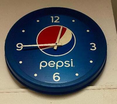 PEPSI 14" WALL CLOCK