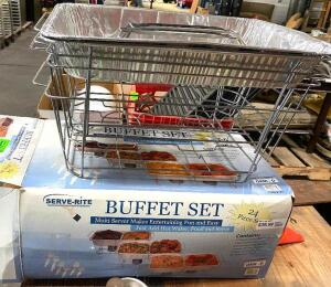 BUFFET SET FOOD WARMING KIT (SET OF 6)