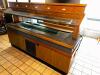 7' BUFFET LINE W/ (2) WELL WARMERS AND HOT PLATE.